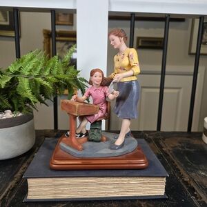 Vanmark Masters of the Heart "A+ Student" Figurine - Teacher & Girl 1999